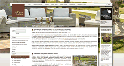 Desktop Screenshot of designovyzahradninabytek.cz